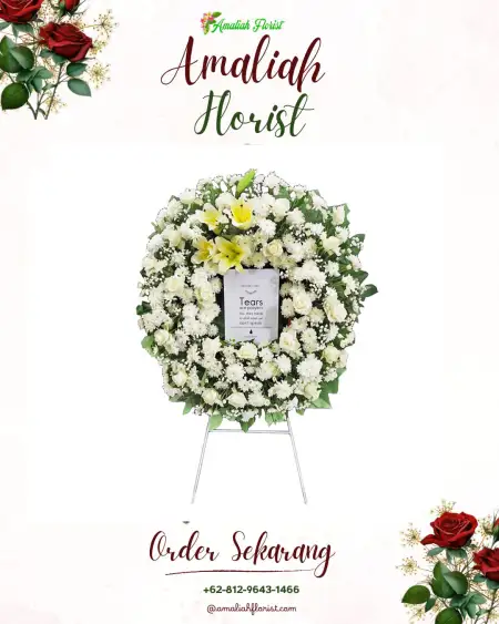 Krans Bunga Duka Aji Murni Jaya